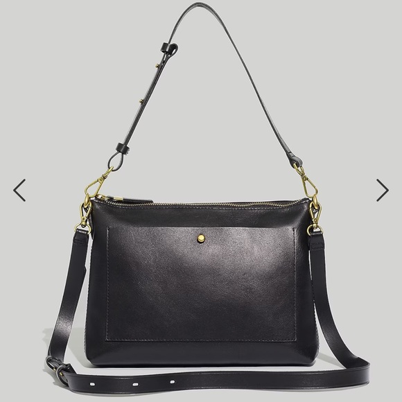 Madewell Bags Madewell The Transport Shoulder Crossbody Bag Black